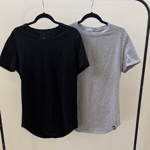 YoungLA Black and Gray Short Sleeve Tees